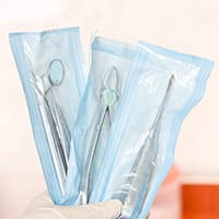 滅菌パック処理