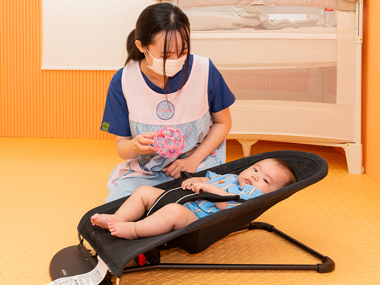 小さなこどもを診療